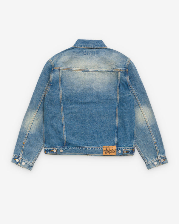 Stüssy - Men's Trucker Denim - (Dark Wash Indigo)
