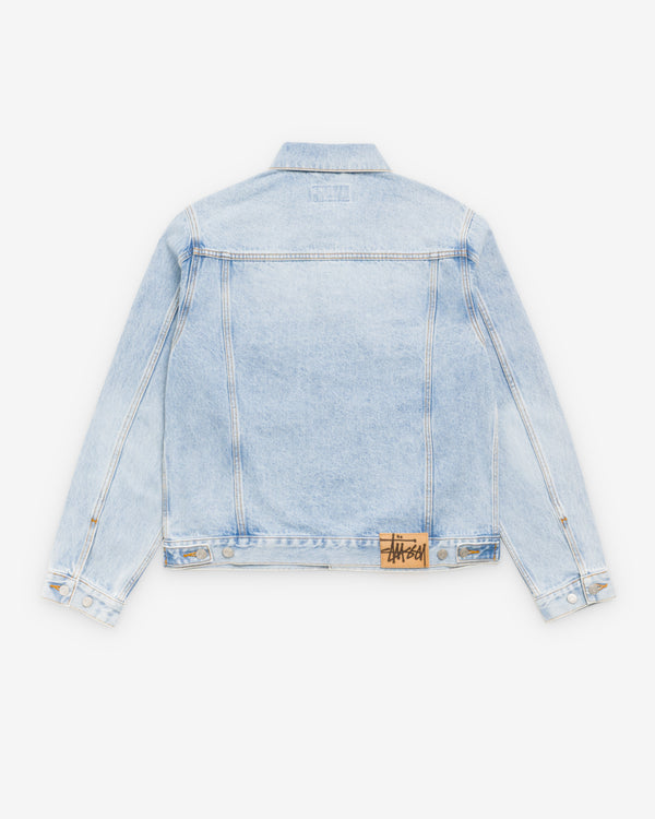 Stüssy  - Men's Trucker Denim - (Light Wash Indigo)