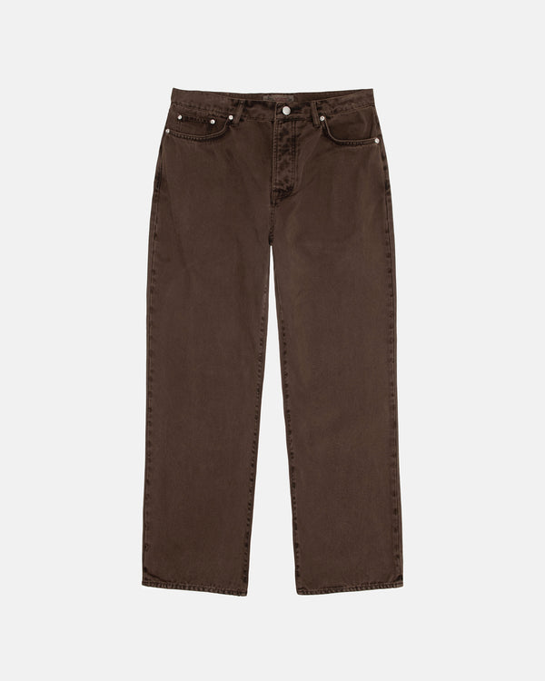 Stüssy - Men's Classic Jeans Washed Canvas - (Brown)