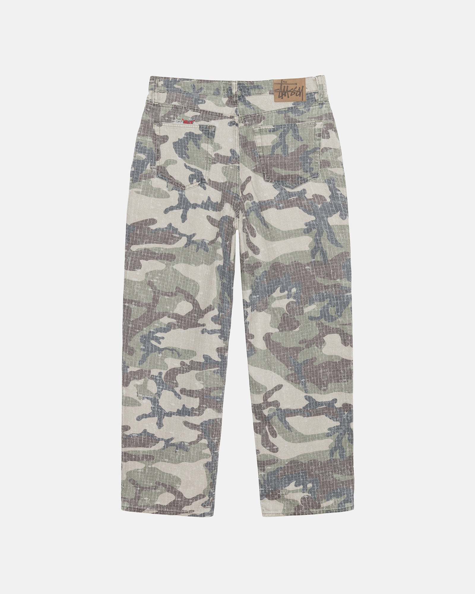 Stüssy: Men's Big Ol Jeans Canvas Needle Punch (Woodland Camo) | DSML E ...