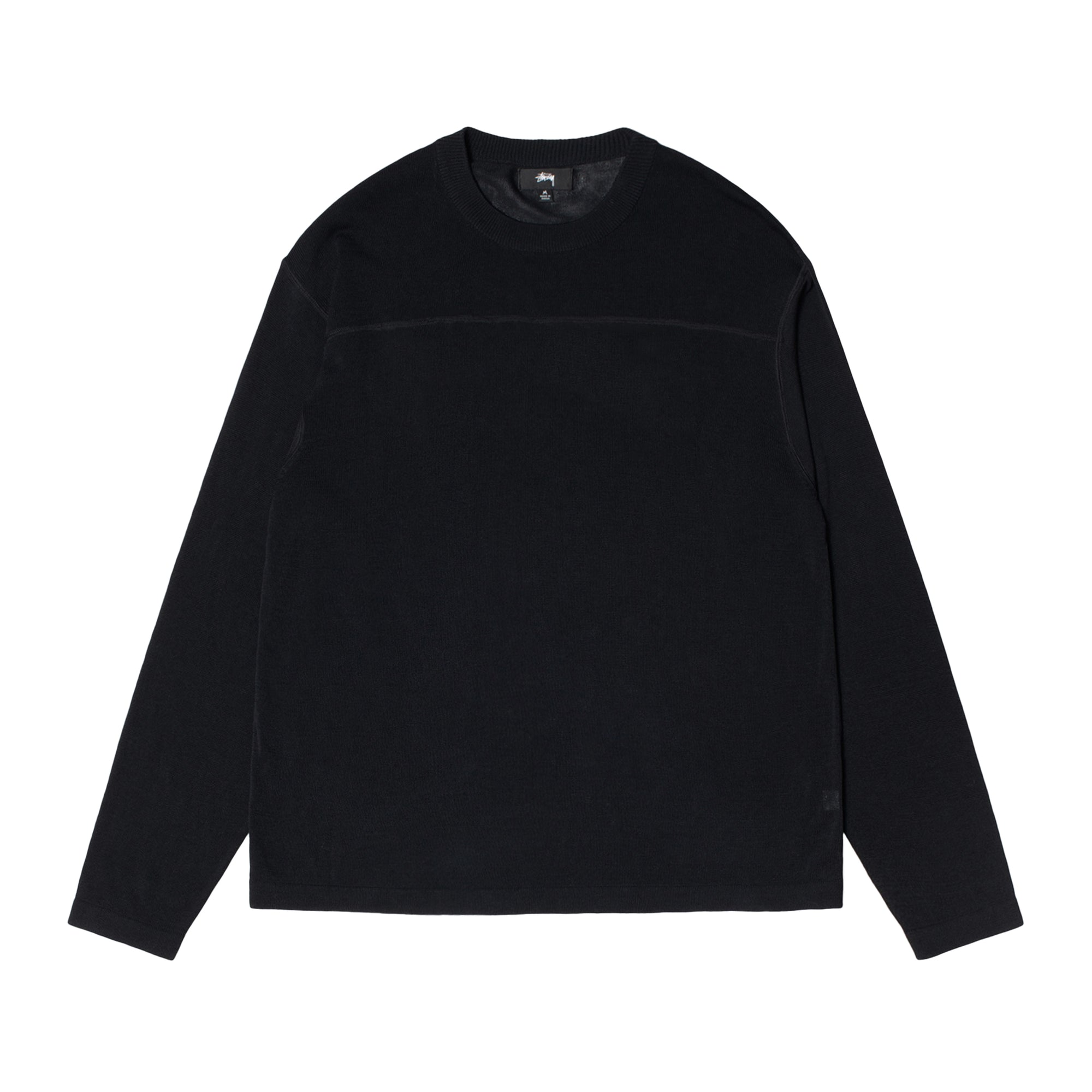 Stüssy - Football Sweater - (Black) view 1