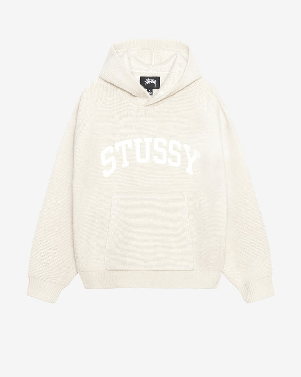 Stüssy - Men's Felt Patch Knit Hood - (Natural)