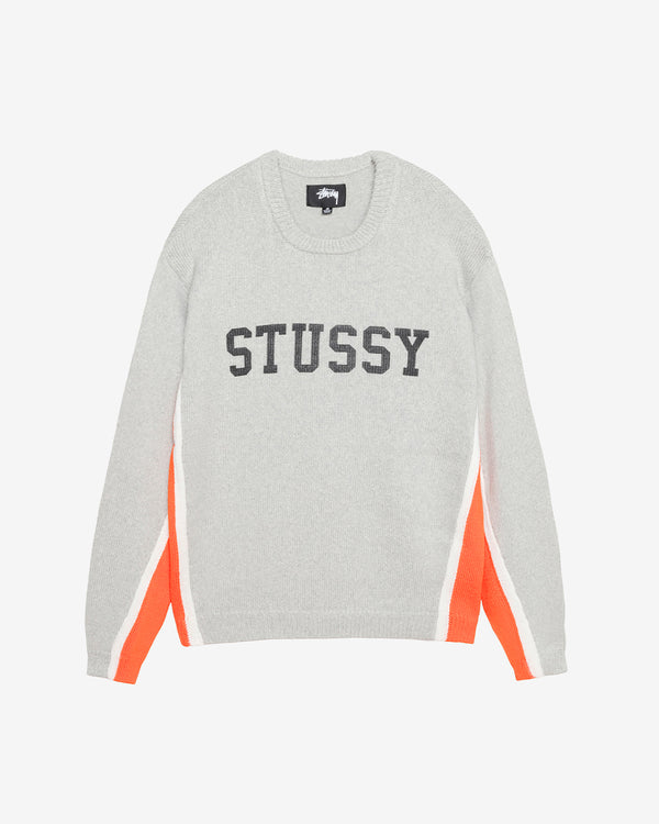 Stüssy - Men's Stüssy Stripe Crew - (Heather)