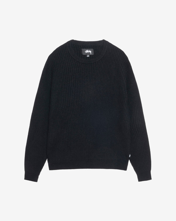 Stüssy - Men's Waffle Cashmere Sweater - (Black)