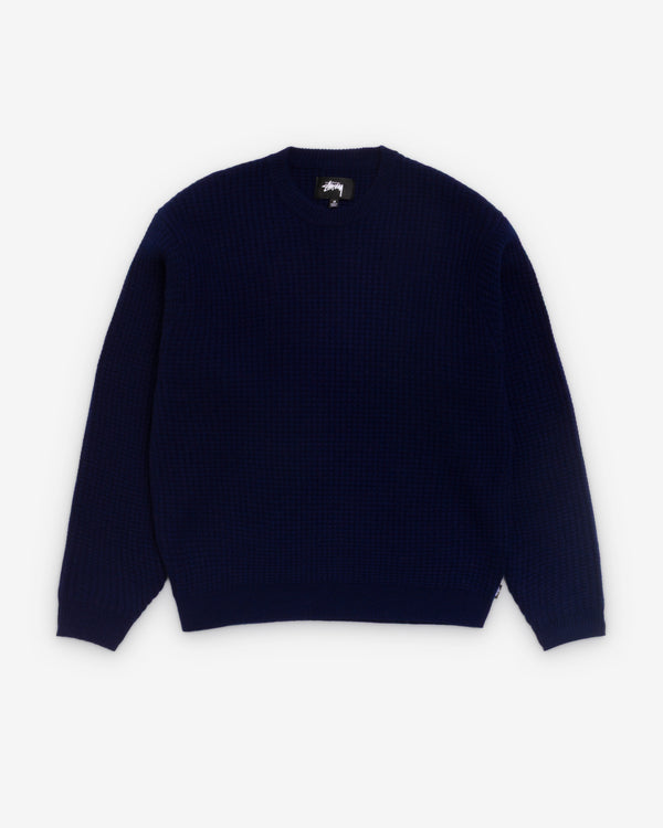 Stüssy - Men's Waffle Cashmere Sweater - (Black)