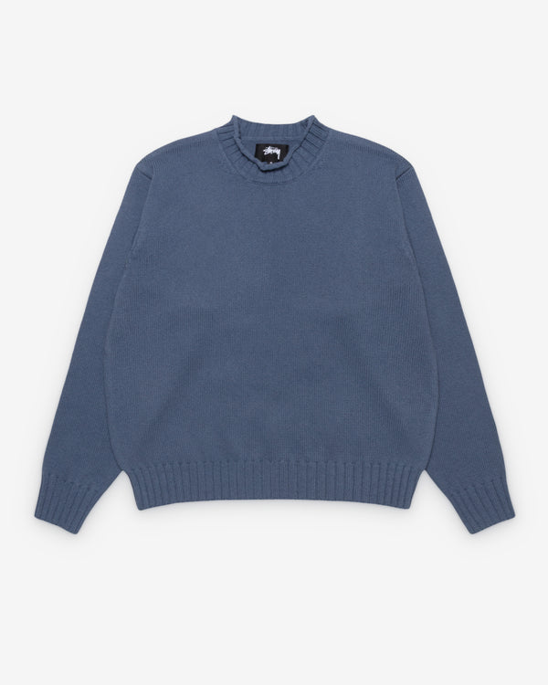 Stüssy - Surfman Mock Neck Sweater - (Washed Blue)