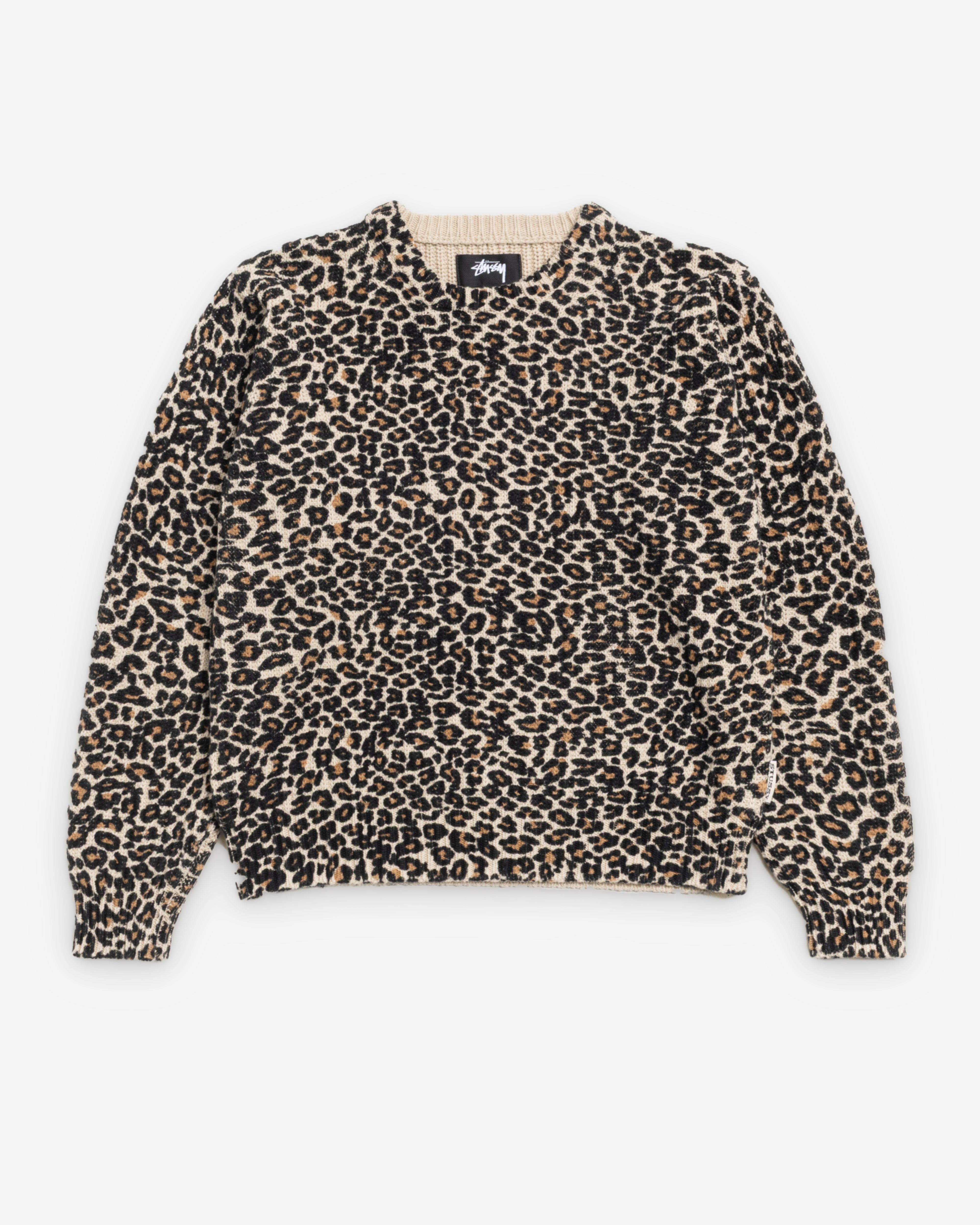 Stüssy: Men's Leopard Sweater (Leopard) | Dover Street Market London