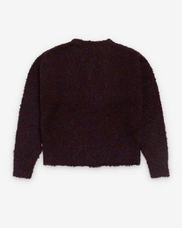 Stüssy  - Men's Textured Cardigan - (Natural Brown)