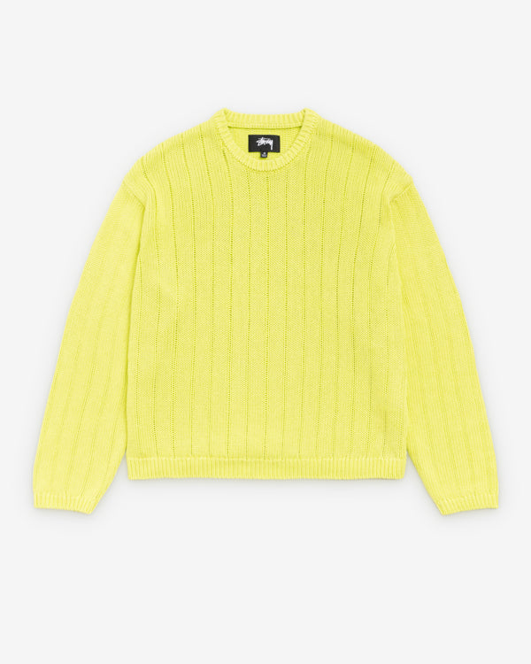 Stüssy - Men's Buana Logo Sweater - (Lime)