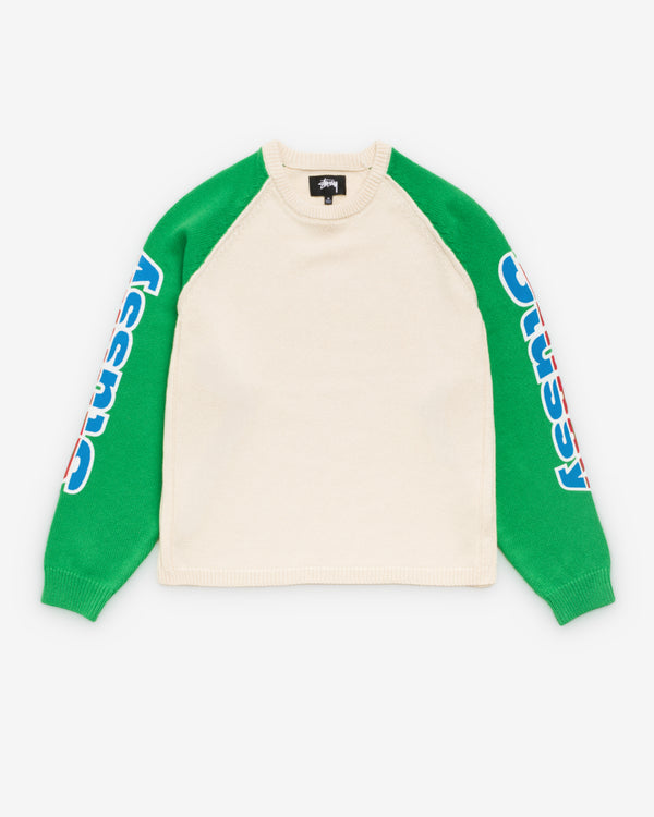 Stüssy - Men's Two Tone Raglan Sweater - (Natural)