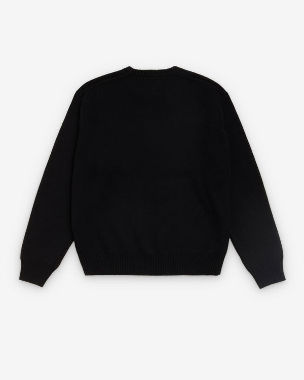 Stüssy - Men's Striped Hibiscus Sweater - (Black)