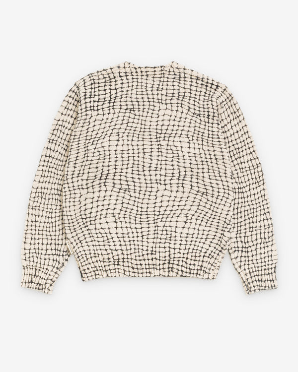 Stüssy - Men's Mesh Print Sweater - (Mesh Net)