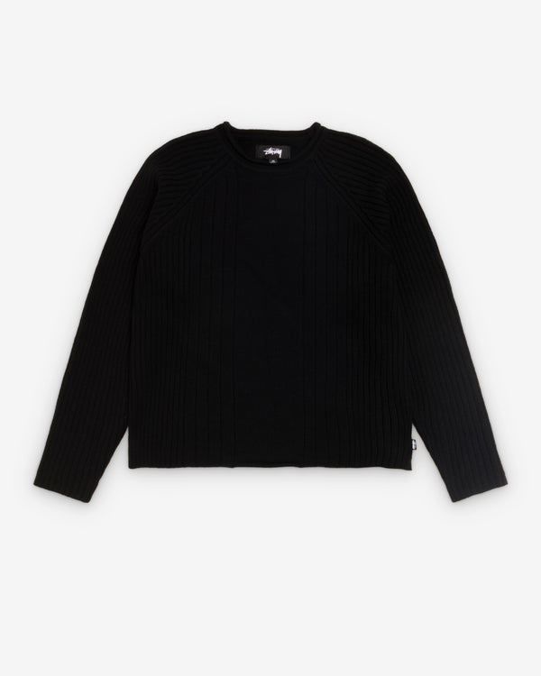 Stüssy - Men's Merino Roll Neck Sweater - (Black)