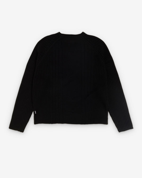 Stüssy - Men's Merino Roll Neck Sweater - (Black)