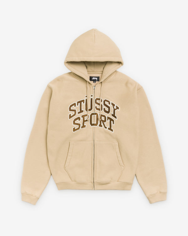 Stüssy - Men's Stüssy Sport Zip Hood - (Tan)