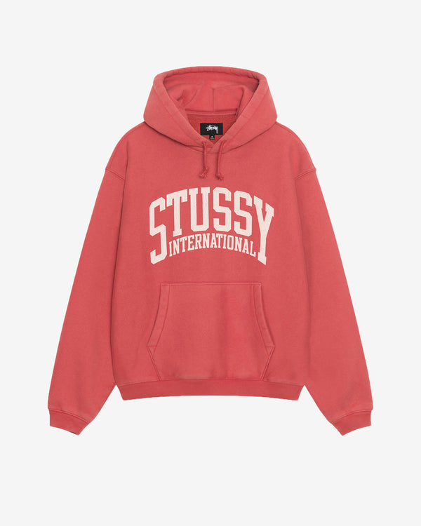 Stüssy - Men's Stüssy Intl Relaxed Hood - (Washed Red)