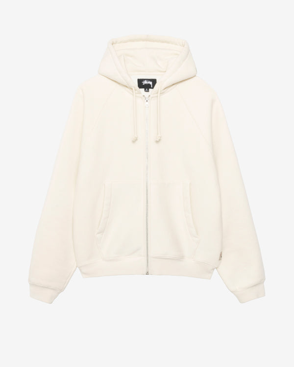 Stüssy - Men's Raglan Zip Hoodie - (Natural)