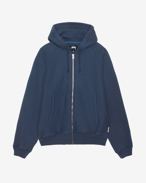 Stüssy - Men's Raglan Zip Hood - (Navy)