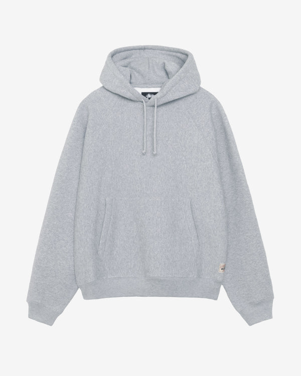 Stüssy - Men's Fleece Raglan Hoodie - (Grey Heather)