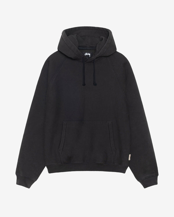 Stüssy - Men's Fleece Raglan Hoodie - (Washed Black)