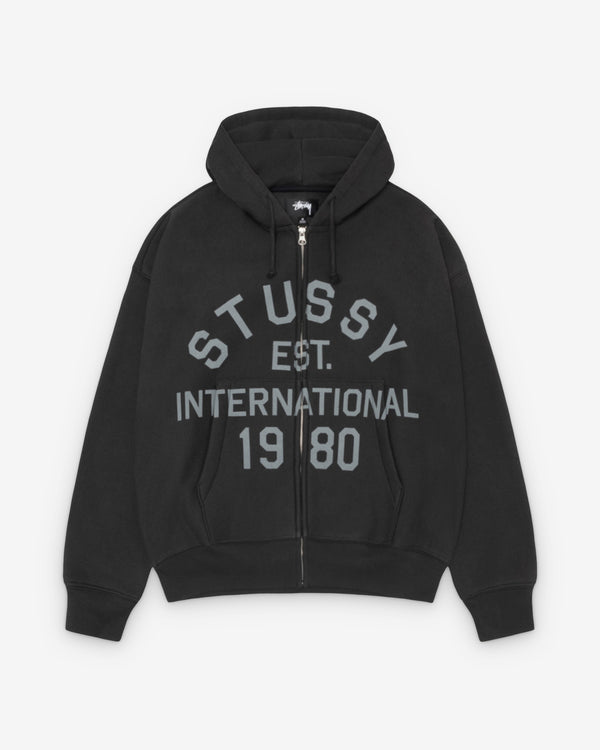 Stüssy - Men’s Established Zip Hoodie - (Black)