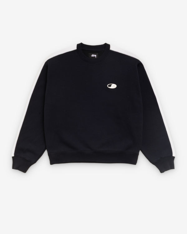 Stüssy - Men's Paneled Stripe Crew - (Black)