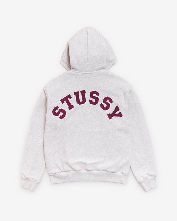 Stüssy - Men's Double Faced Zip Hood - (Ash Heather)