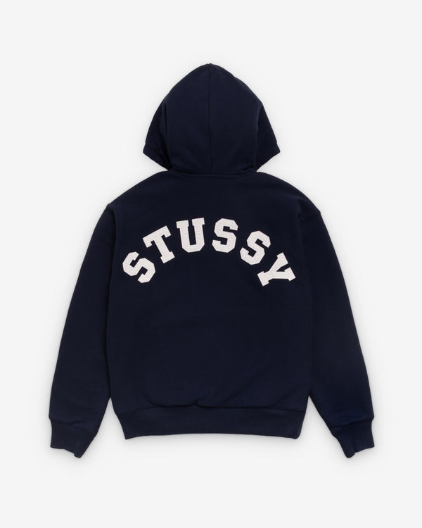 Stüssy - Men's Double Faced Zip Hood - (Navy)