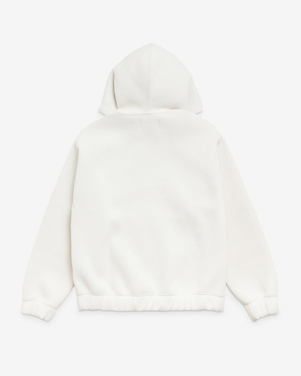 Stüssy - Men's Bonded Jersey Zip Hood - (Bone)
