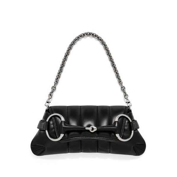 Gucci - Horsebit Chain Small Shoulder Bag - (Black)