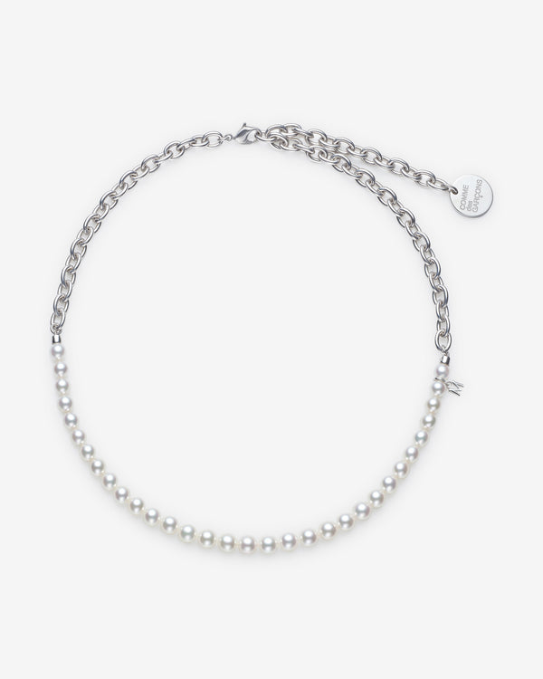 Comme des Garçons - Mikimoto Pearl Necklace - (Silver)
