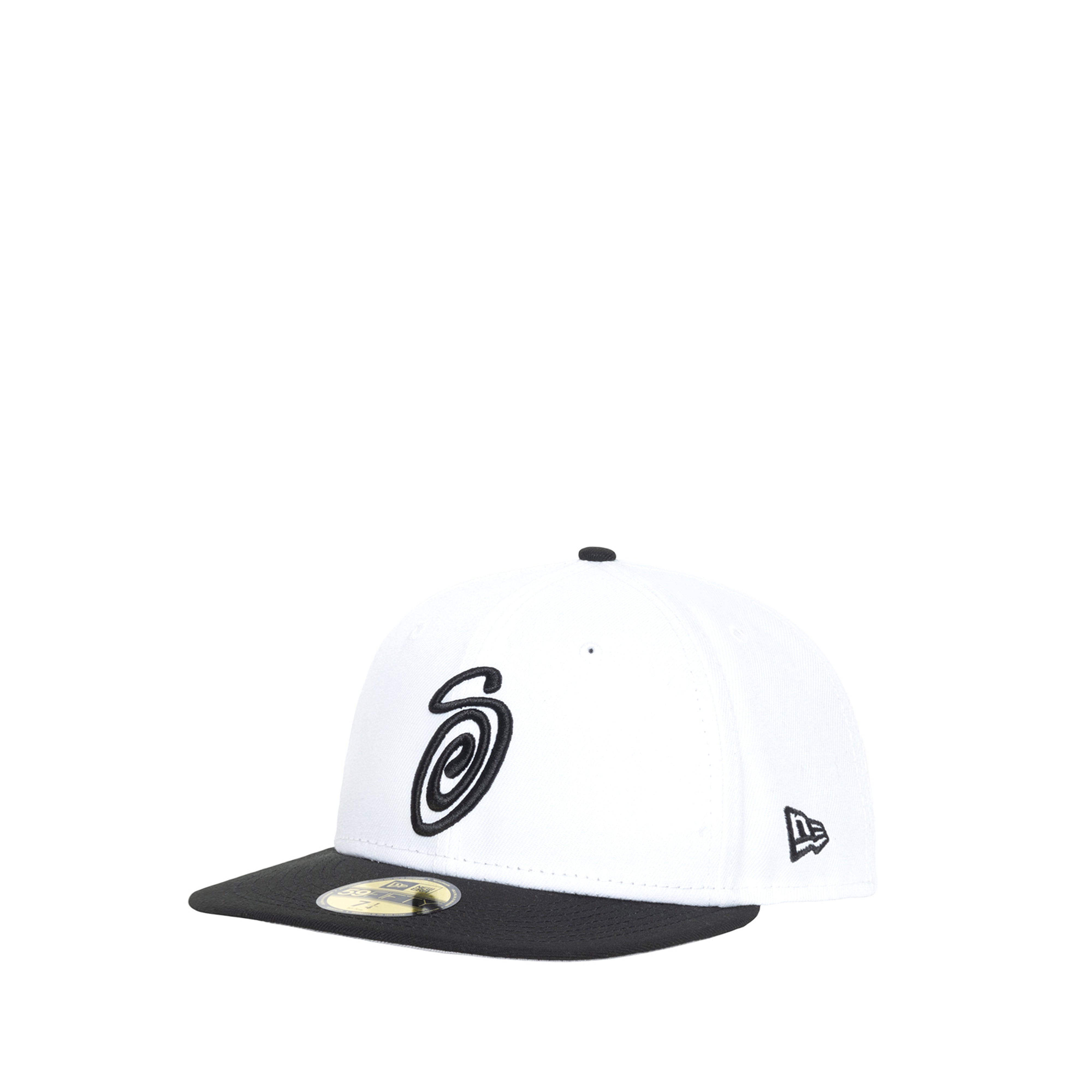 Stüssy - Curly S 59Fifty New Era Cap - (Whi1) | Dover Street