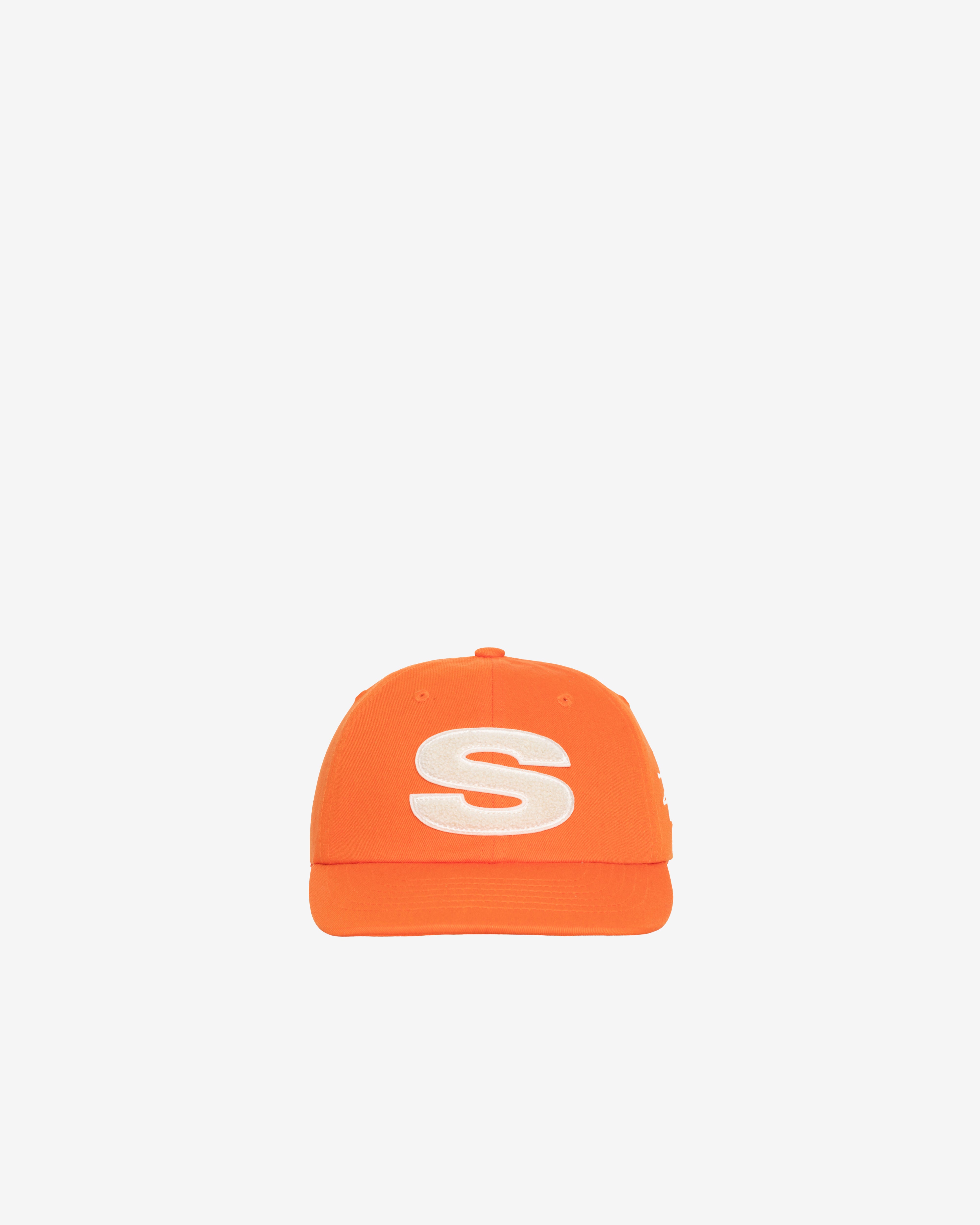 Stüssy - Men's Chenille S Low Pro Cap - (Orange) | Dover Street