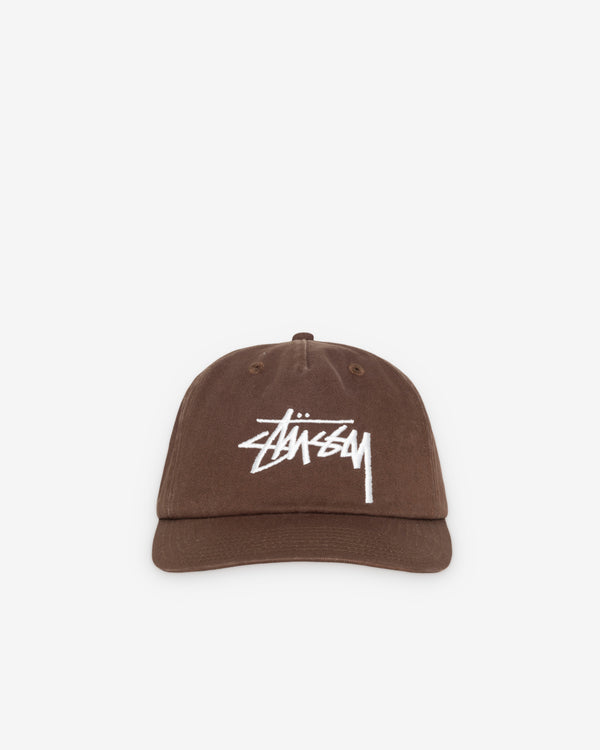Stüssy - Mid Depth Big Stock Snapback  - (Chocolate)