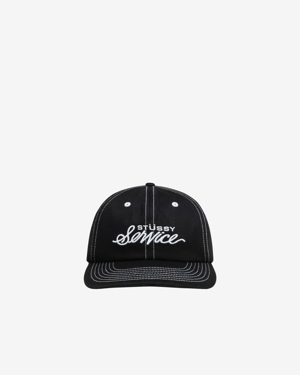 Stüssy - Mid Stüssy Service Strapback - (True Black)