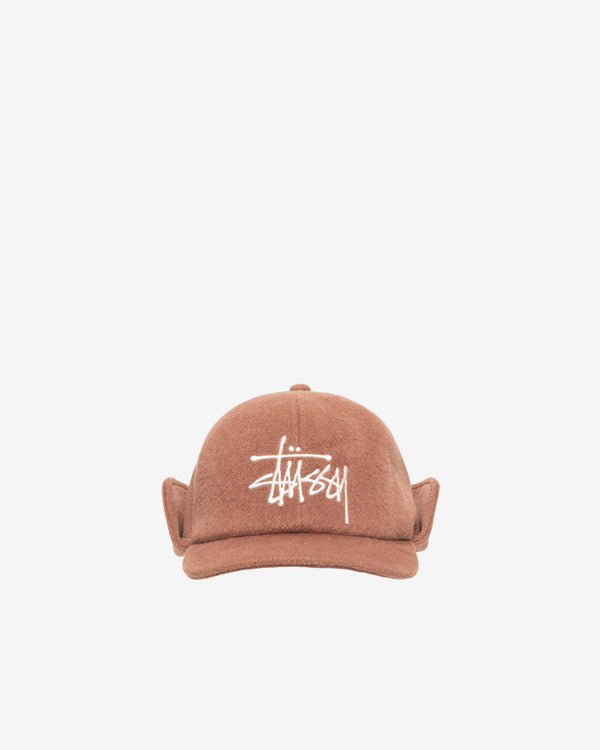 Stüssy - Men's Ear Flap Wool Crown Cap - (Brown)