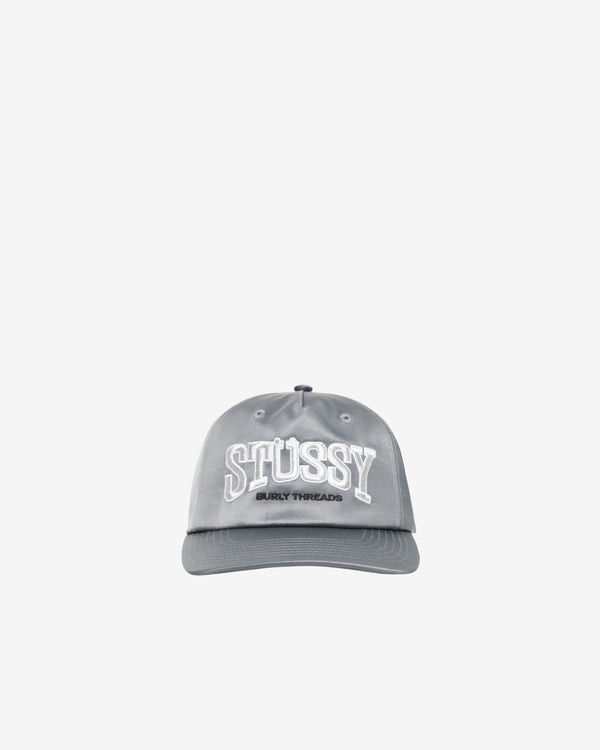 Stüssy - Men's Md Burly Threads Cap - (Grey)