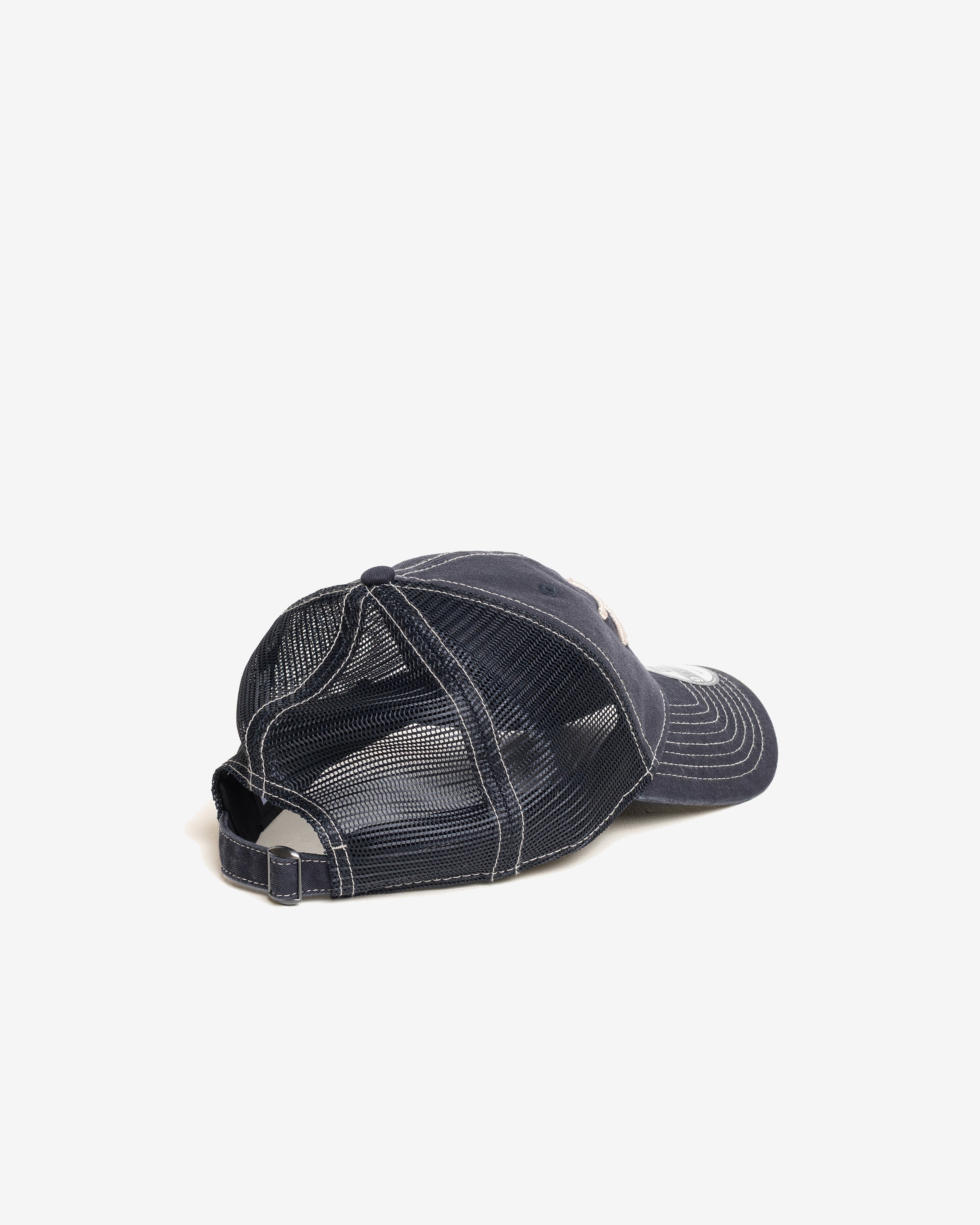 Stüssy: Men's Washed Basic Trucker 9Twenty (Navy) | Dover Street