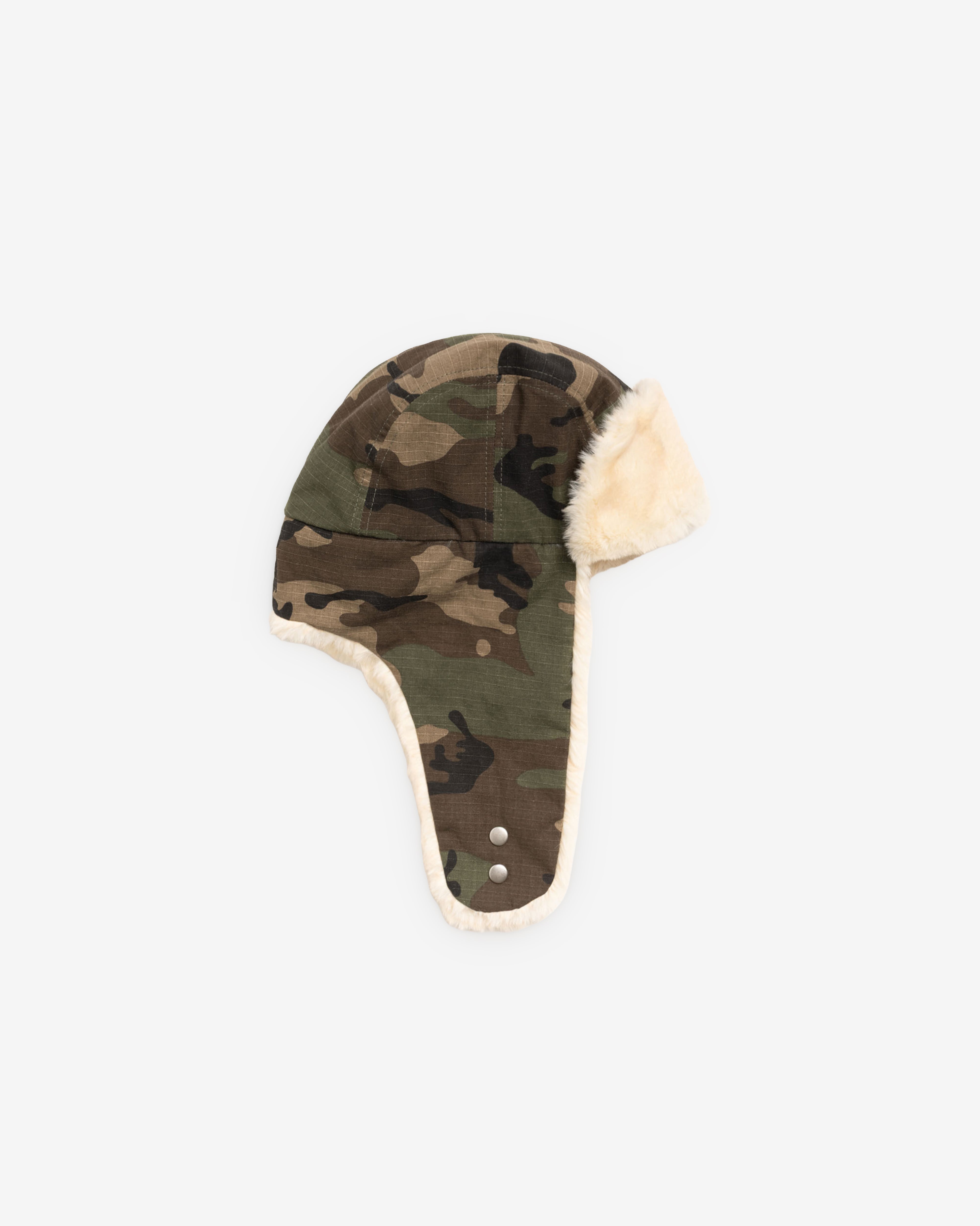 Stüssy: Men's Trapper Cap (Camo) | DSML E-SHOP