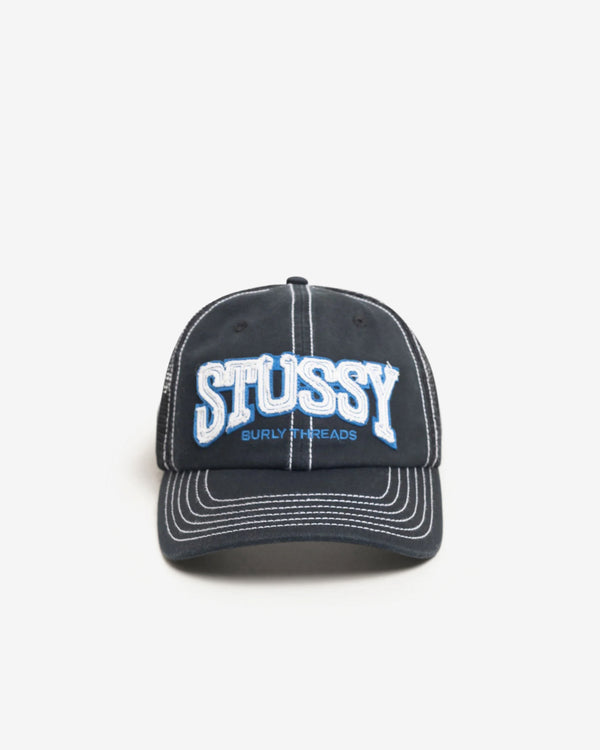 Stüssy - Men's Md Burly Threads Trucker - (Black)