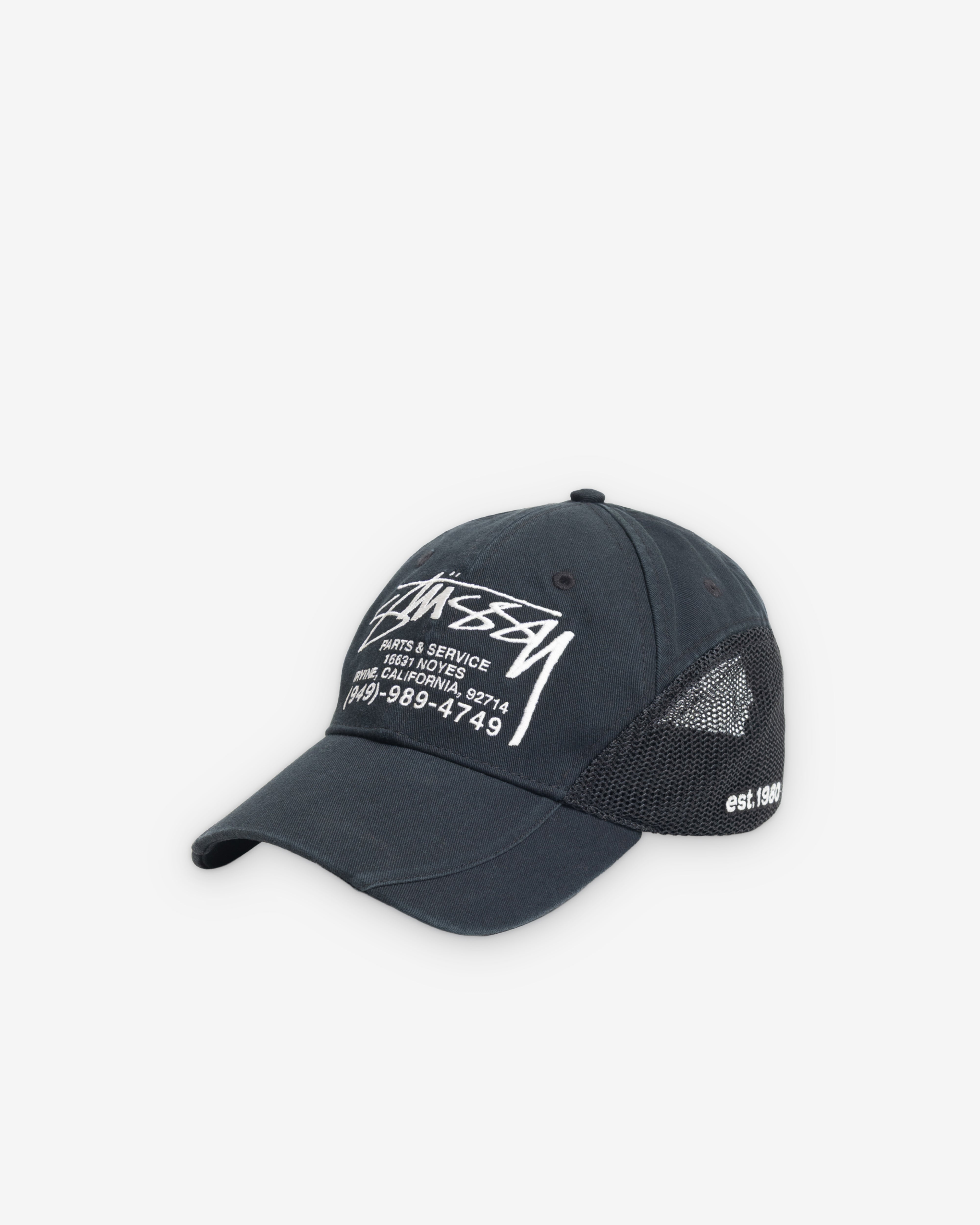 帽子 Stussy Parts & Service Mesh Cap Black Stussy Parts & Service Mesh Cap Black | eBay