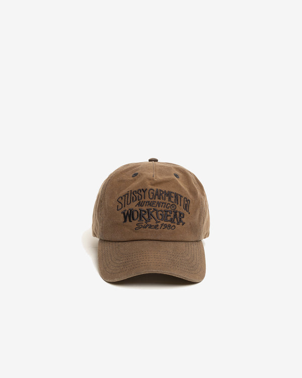 Stüssy - Men's Md Workgear Waxed Cap - (Brown)