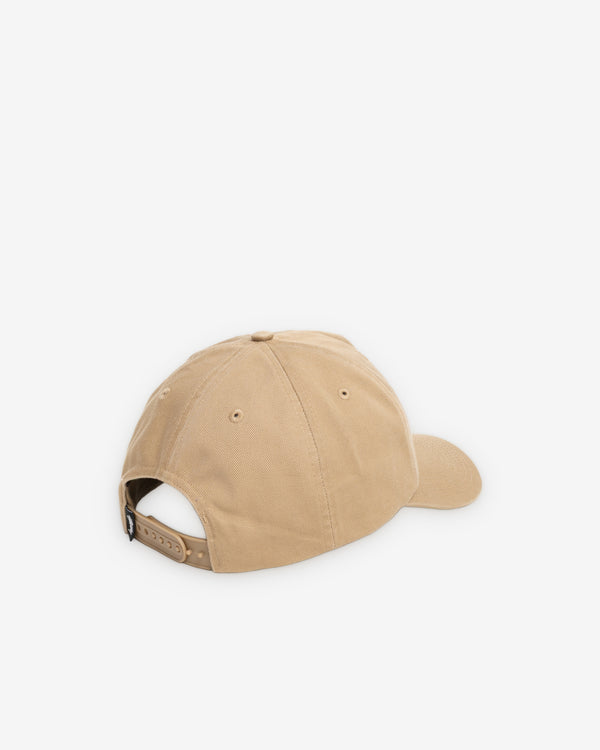 Stüssy - Men's Big Stock Mid Depth Cap - (Khaki)