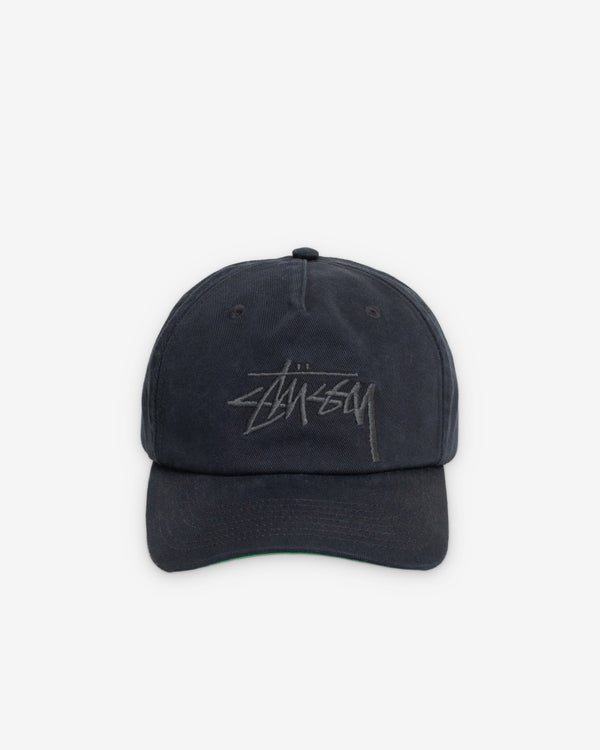 Stüssy - Men's Big Stock Mid Depth Cap - (Navy)