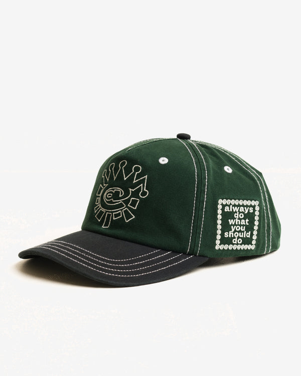 Stüssy - Men's Always Do What You Should Do Cap - (Hunter Green)