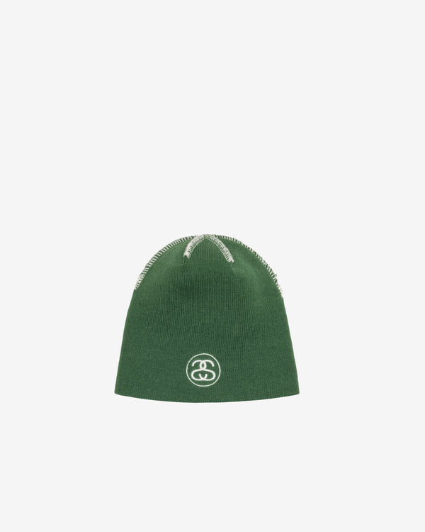 Stüssy - Men's Skullcap Exposed Stitch - (Green)