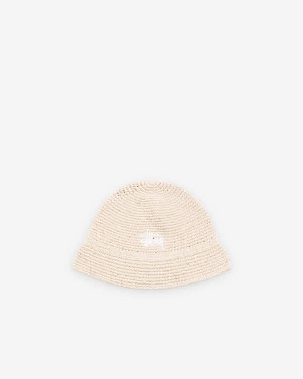 Stüssy - Men's Basic Linen Knit Bucket - (Oat)