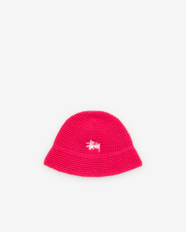 Stüssy - Men's Basic Linen Knit Bucket - (Red)