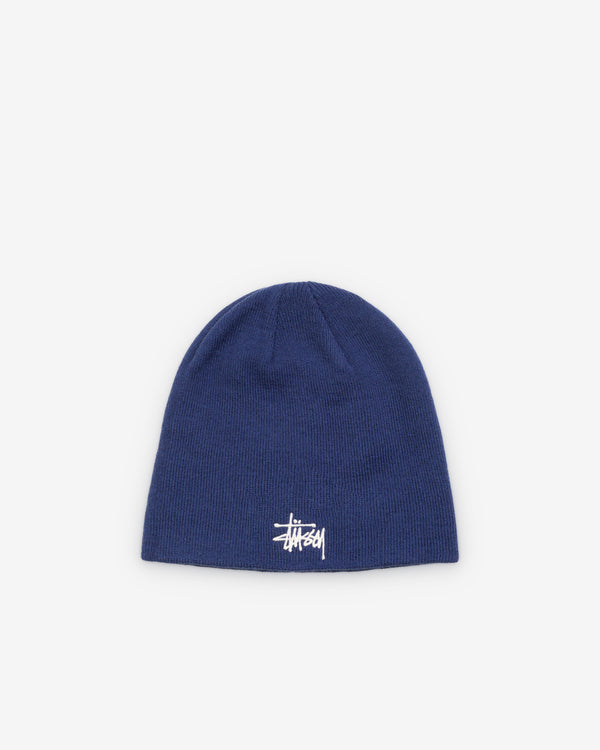 Stüssy - Men's Basic Skullcap Beanie - (Dark Blue)