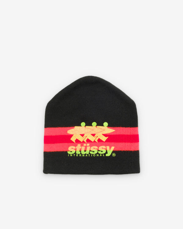 Stüssy - Men's Stripe Ski Beanie - (Black)